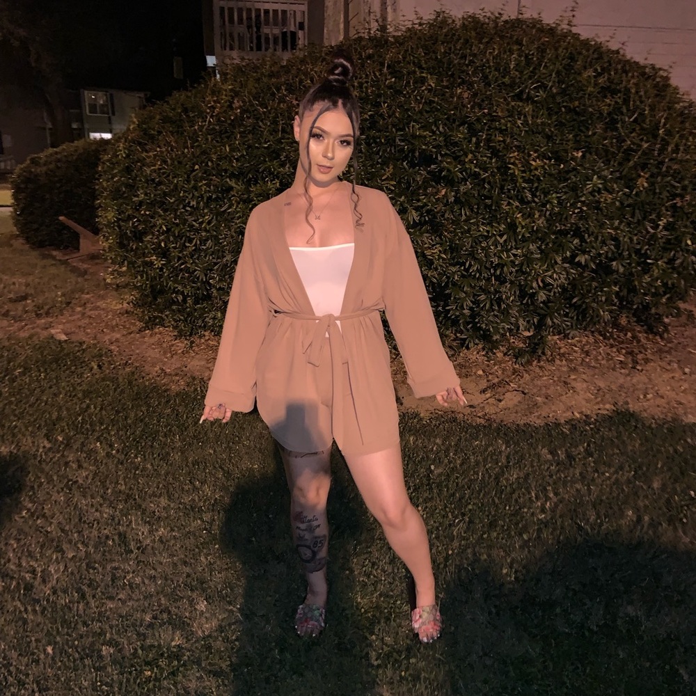 Fashion Nova Two Piece Short Set